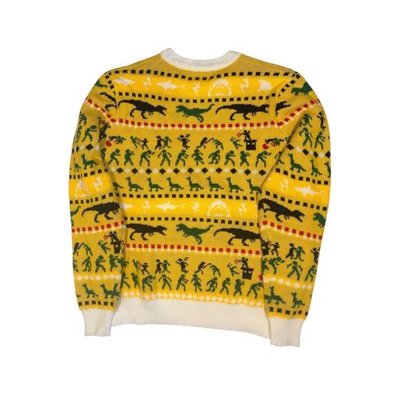 *SOLD* NWOT Neebs Gaming Dinosaur Ugly Christmas Sweater – Size L GamerGift - Picture 3 of 7